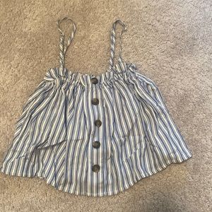 American Eagle Flowy Striped Top